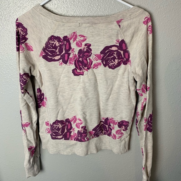 Floral scoop neck sweater - Picture 2 of 3